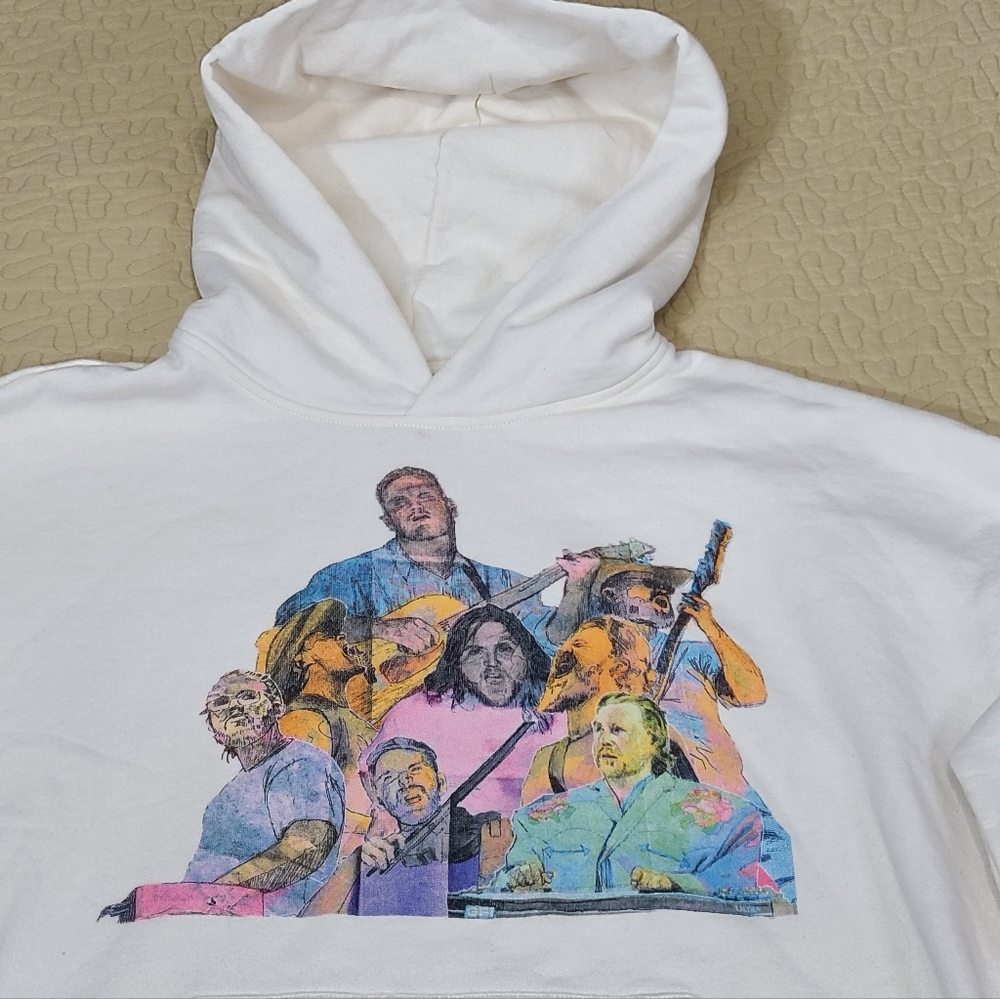 Zach Bryan Quitting Time Country music tour concert hoodie oversized size M